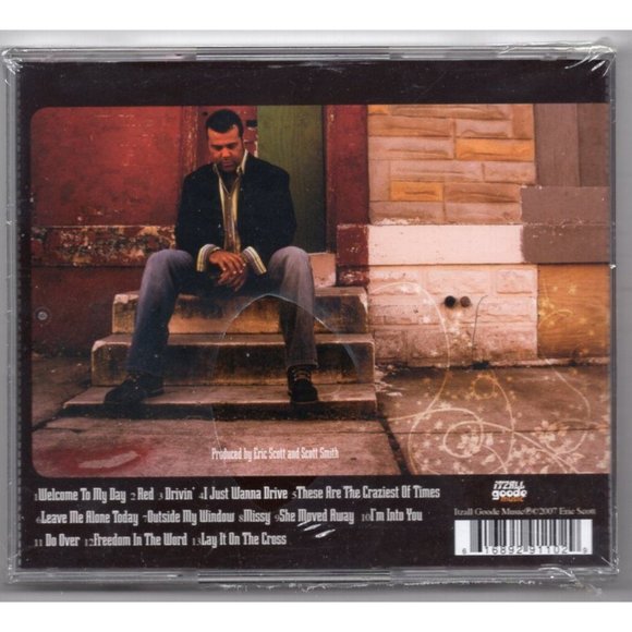 ERIC SCOTT RED CD, ©2007, Itzall Goode, BRAND-NEW CD IN USED BOX (see notes) - Picture 2 of 2
